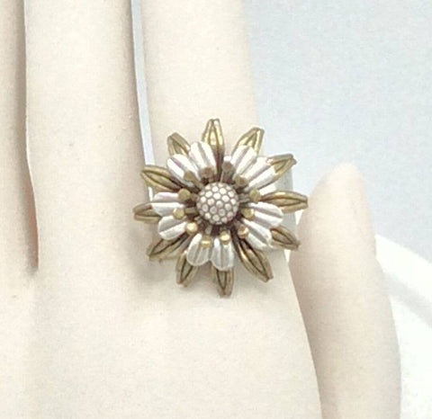 Adjustable Flower Ring - R30