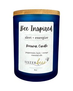 "Bee" Inspired - Alert + Energize - Glass + Bamboo