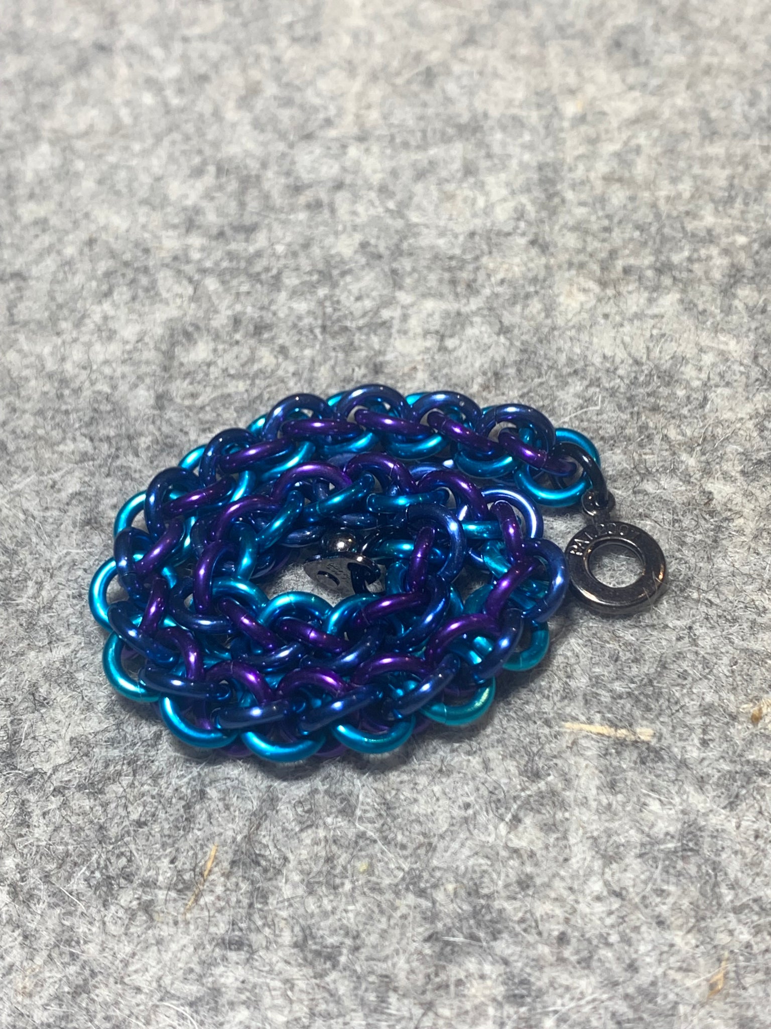 Bracelet, JPL-3 weave 3 tone