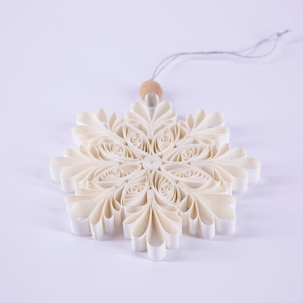 Quilling Snowflake "Aspen" 5 inch Ø | Christmas / Winter