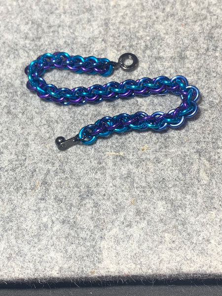 Bracelet, JPL-3 weave 3 tone