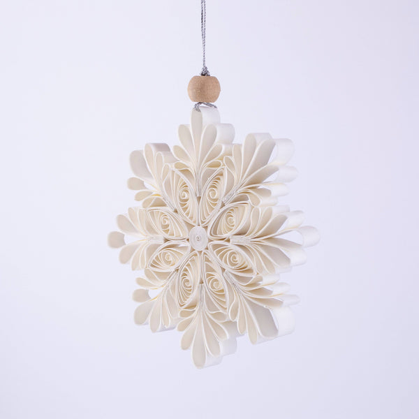 Quilling Snowflake "Aspen" 5 inch Ø | Christmas / Winter