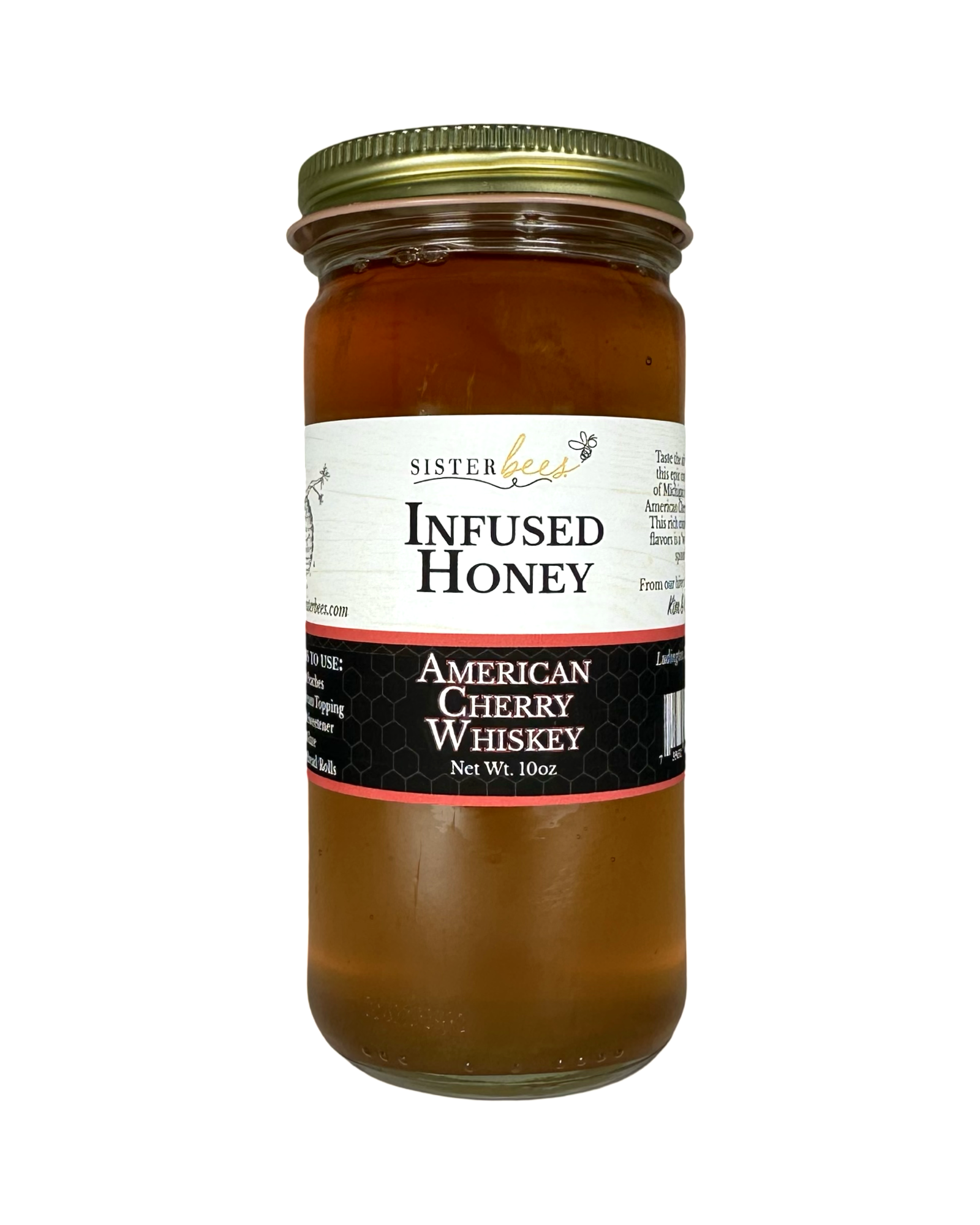 American Cherry Whiskey- Infused Honey