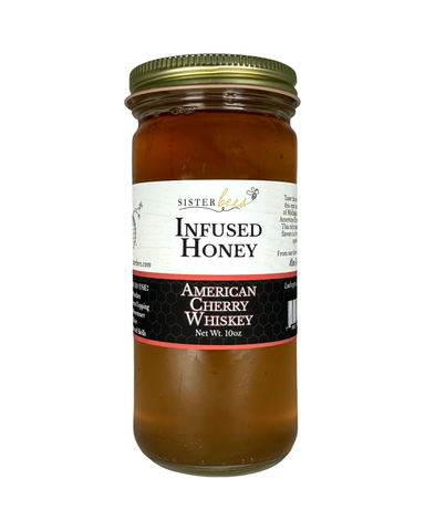 American Cherry Whiskey- Infused Honey