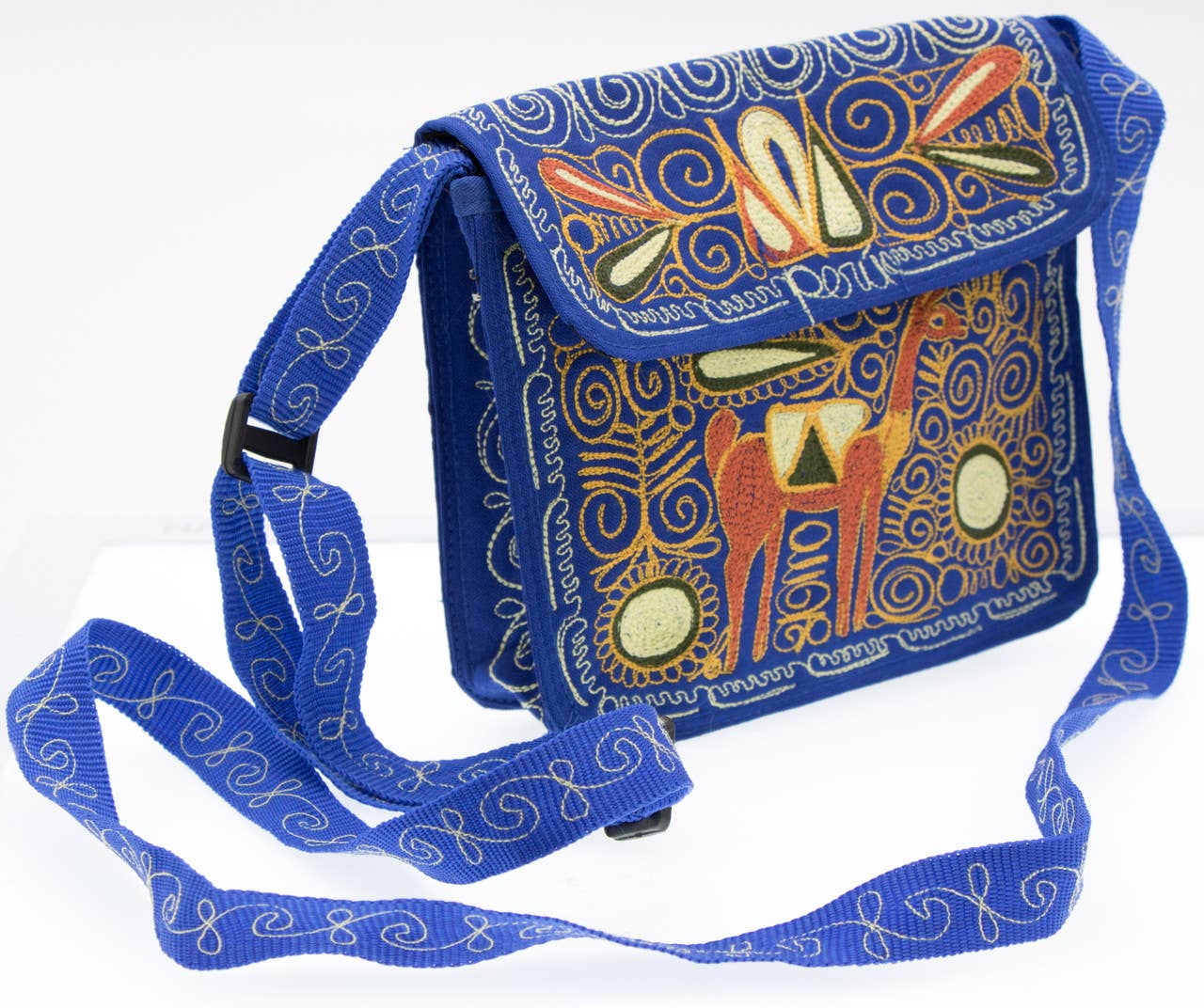 Embroidered Crossbody Bag Small Colca Canyon Style Andeanart