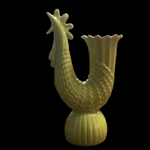 Crowing Rooster Vase