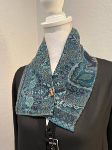 Neck Cowl/Warmer/Tie in Boiled Wool