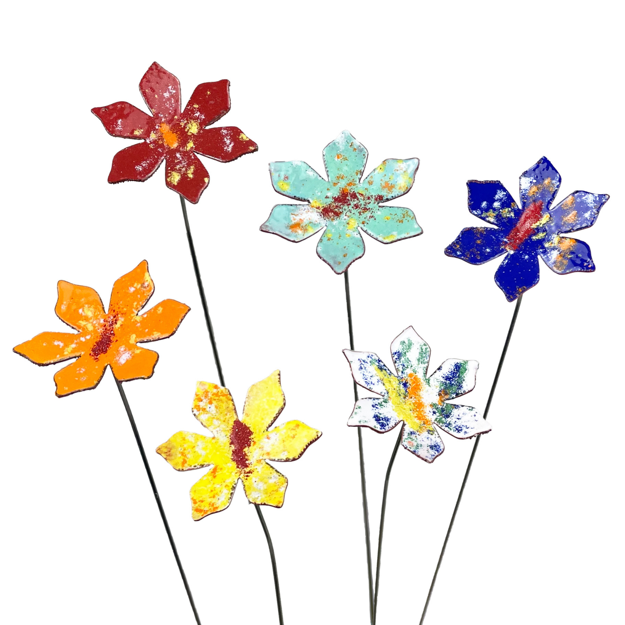 Enamel Flower - Medium