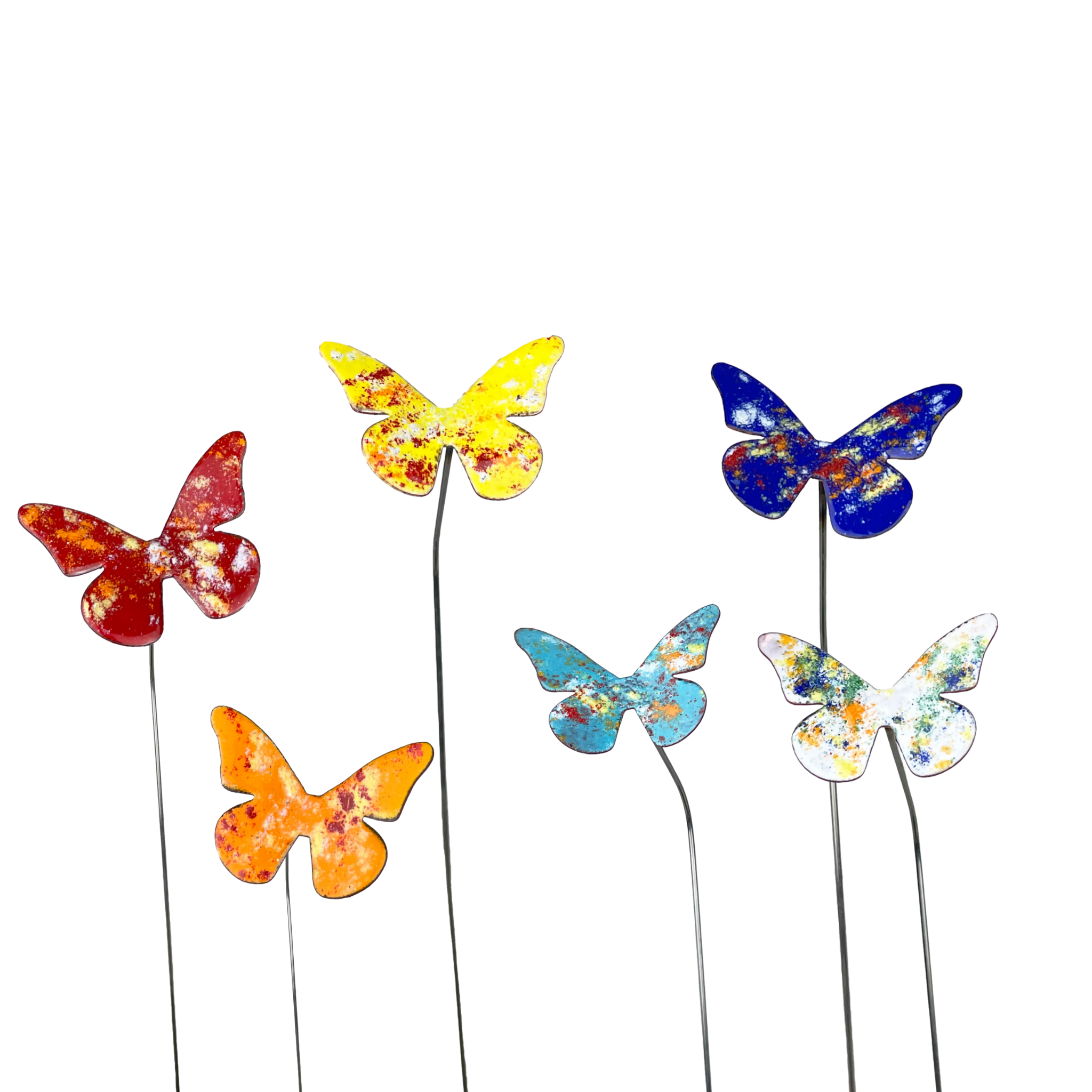 Small Enamel Butterflies